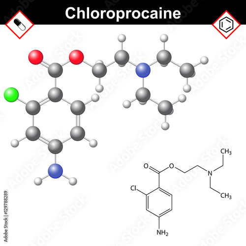 Chloroprocaine local anesthetic drug