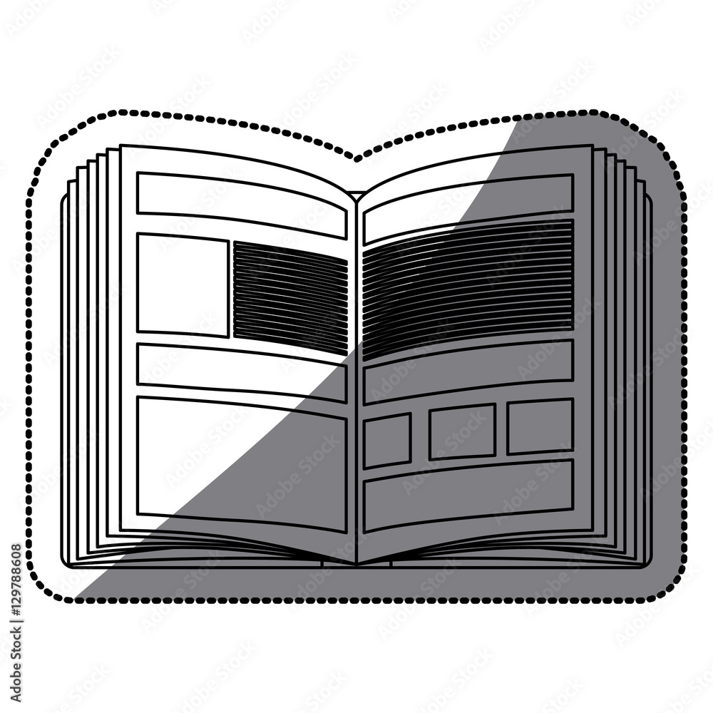 Book icon. Education literature read and library theme. Isolated design. Vector illustration Book icon. Education literature read and library theme. Isolated design. Vector illustration