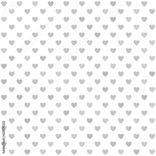 Heart pattern. Vector seamless background