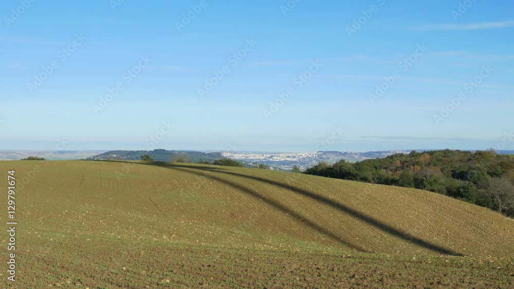 wind turbine shadow: green energy production in italy wind turbine shadow: green energy production in italy