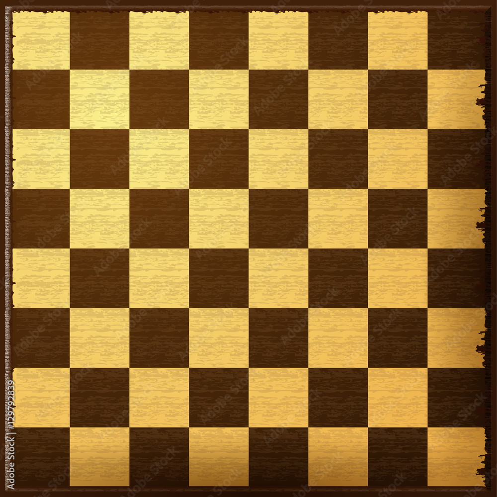 Chess board. Vector illustration.