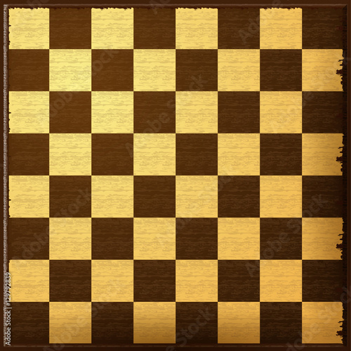 Chess board. Vector illustration.