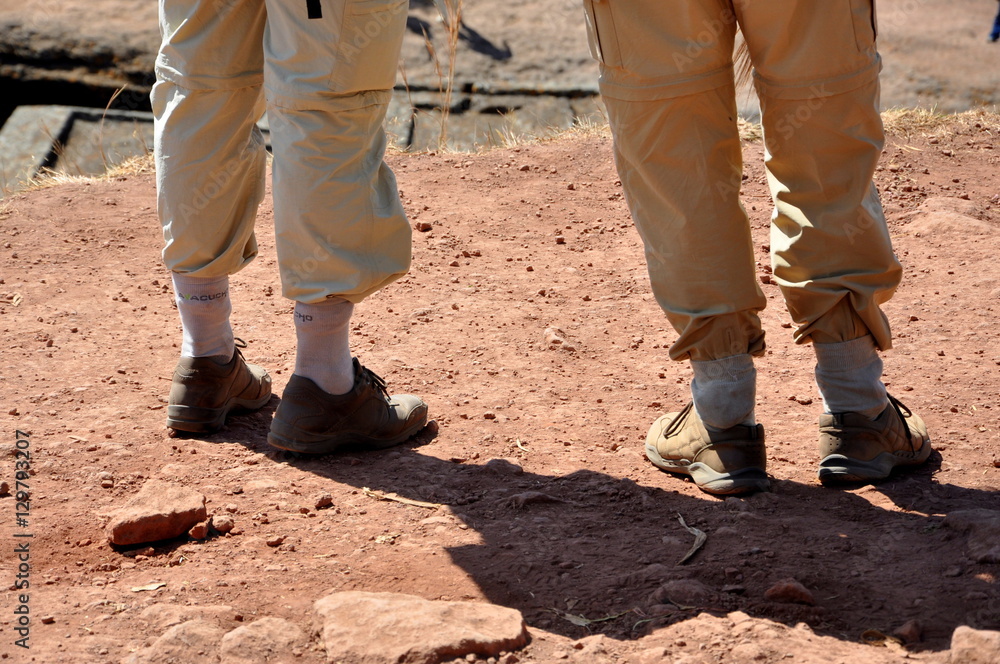 socks over pants in Ethiopia Stock Photo | Adobe Stock