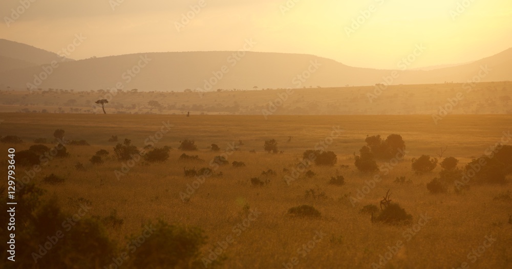 Sunrise in Masai Mara, Kenya