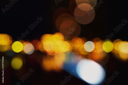 Colorful defocused bokeh lights © giftography
