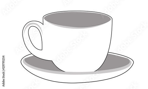 Tasse mit Untertasse