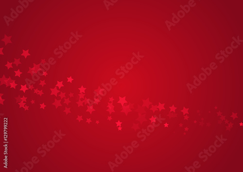 Stars on Red background