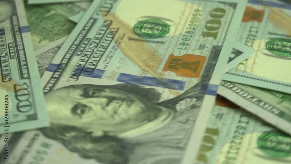 Dollar background rotating Dollar background rotating