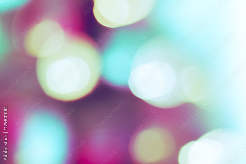 Colorful background with defocused lights