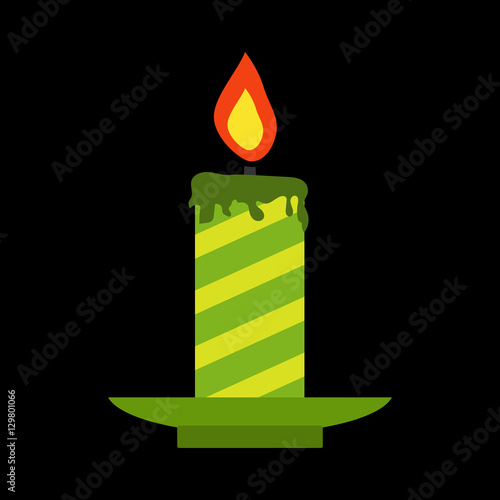 candle flat icon