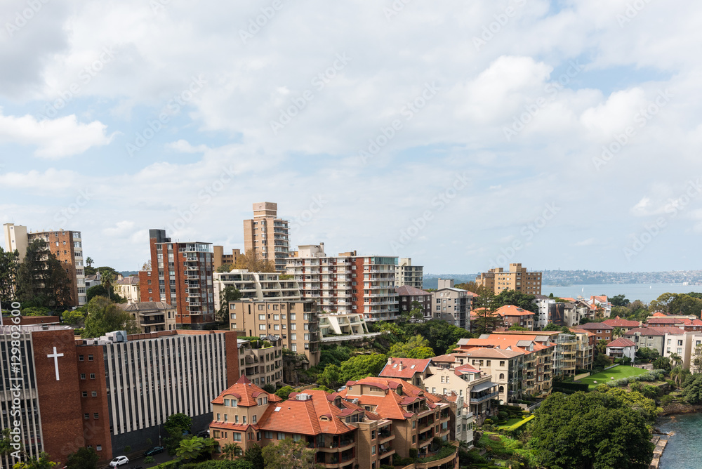 Obraz premium The North shore of Sydney, Australia. A primarily residential area of northern metropolitan Sydney, in New South Wales, Australia.