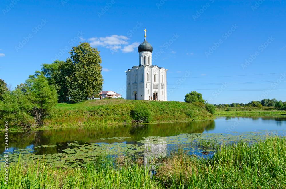 Church of Intercession on Nerl near village of Bogolyubovo, Russia