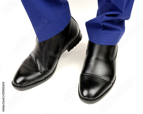 Classic black shoes for men