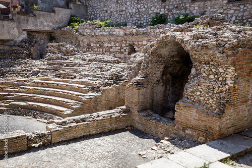 Ancient Amphiteater in Taormina, Sicily