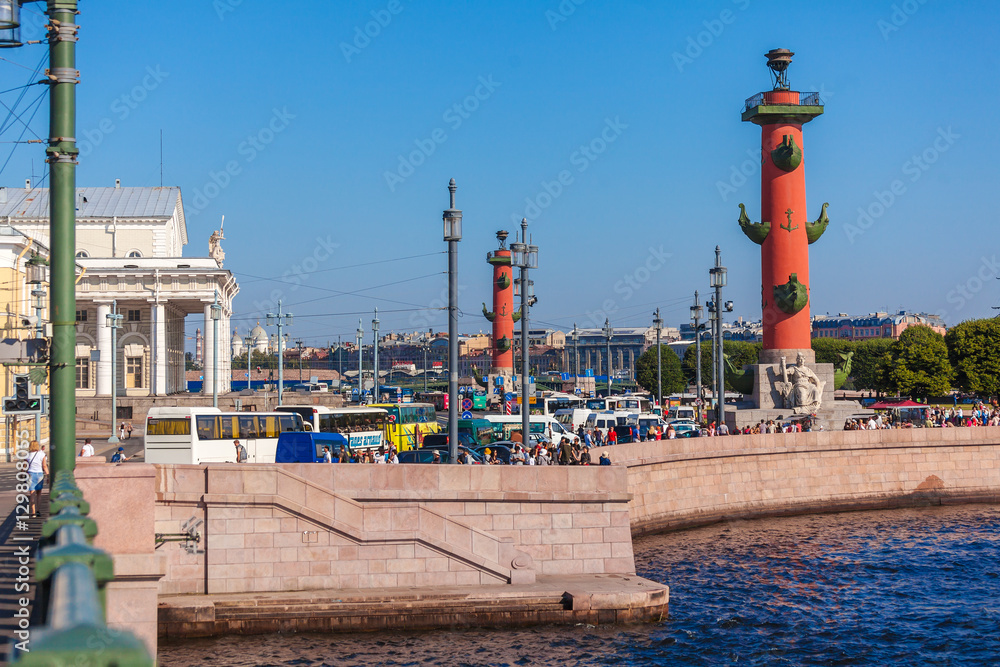 Fotografie Stock Exchange and Rostral Columns