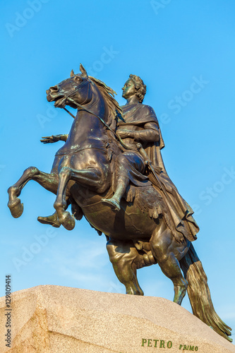Bronze Horseman Statue  Saint Petersburg  Russia