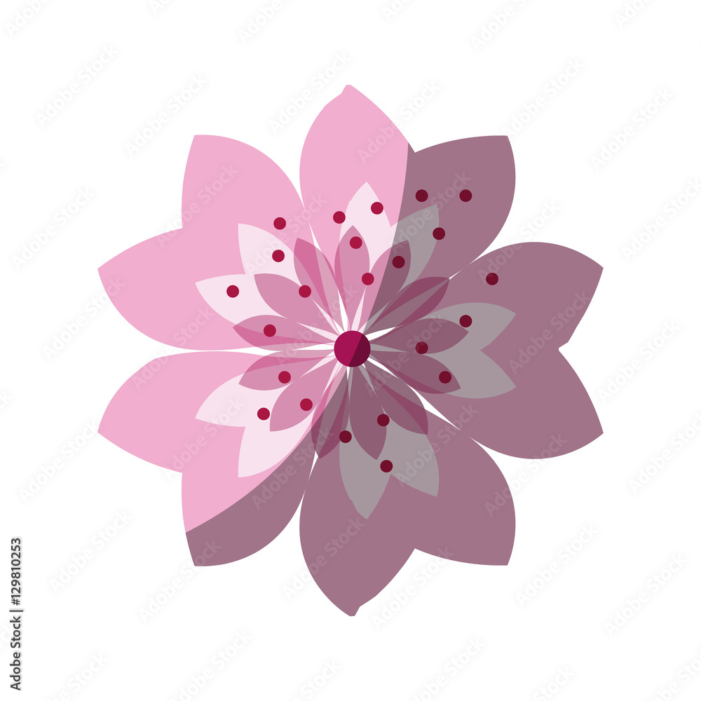 Flower decoration icon. Garden nature and plant theme. Isolated design. Vector illustration Flower decoration icon. Garden nature and plant theme. Isolated design. Vector illustration