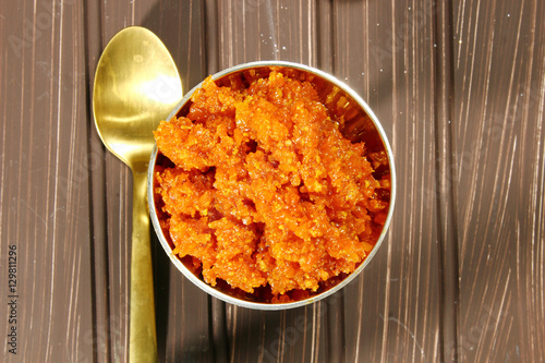 Gajar halwa or carrot dessert