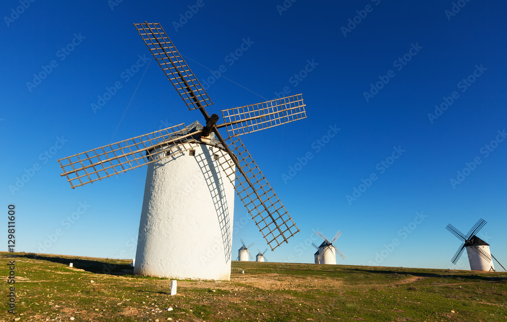 Group of windmills