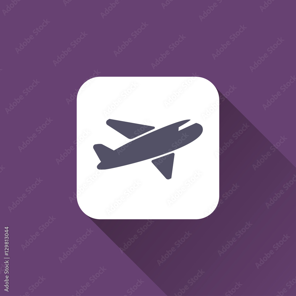 Airplane icon. aircraft sign