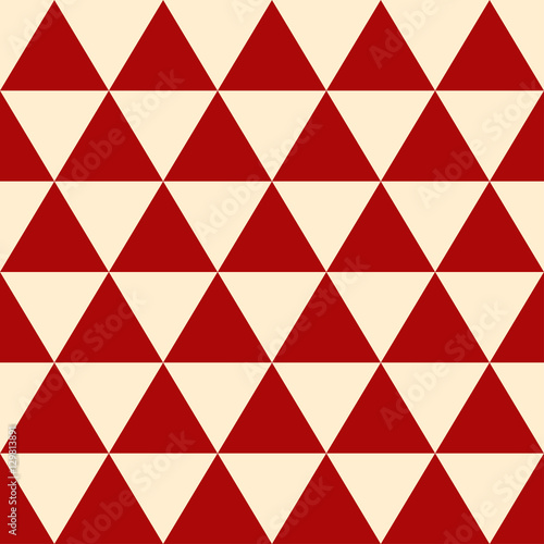 Red Cream Triangle Backgrou...