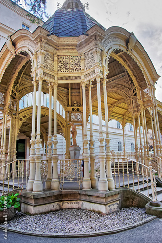 Carved Park Colonnade of Karlovy Vary Czech Republic