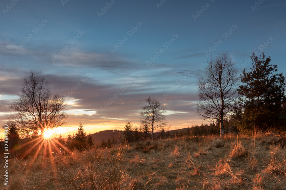 Sonnenuntergang Schwarzwald Sonnenuntergang Schwarzwald