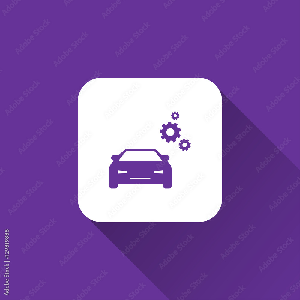 car service sign. icon design