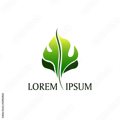 Isolated nature logo