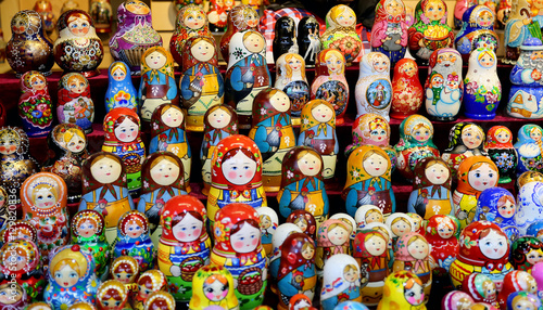 Beautiful Russian toys dolls © kostin77