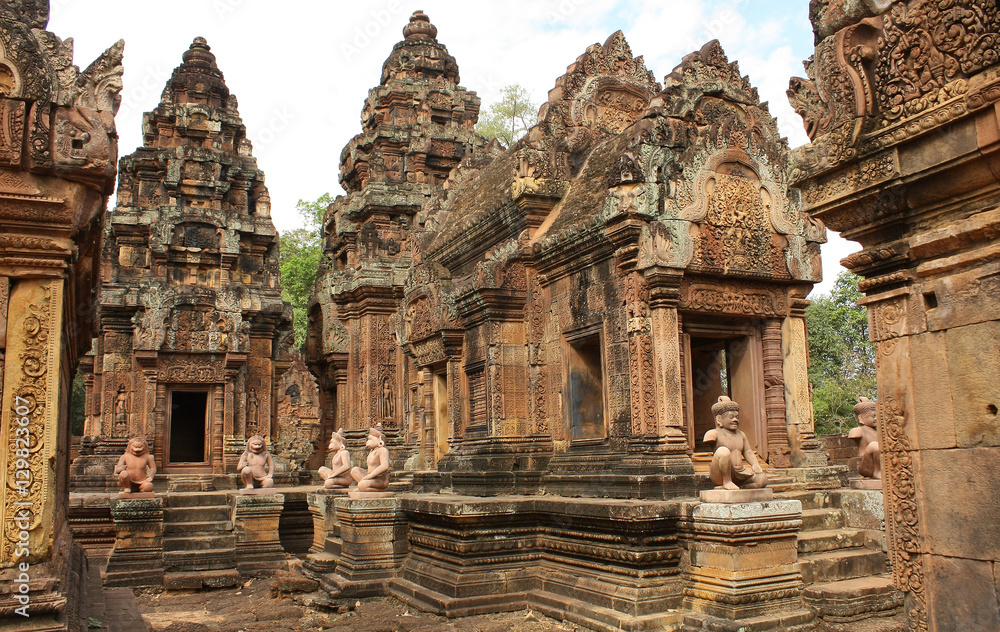 Banteay Srei Temple, Angkor, Siem Reap, Cambodia