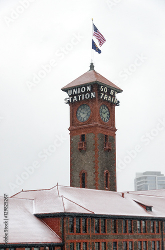 Union Station under Snow photo