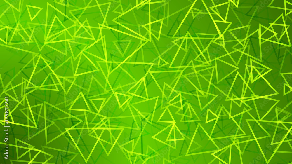Green abstract background of small triangles Green abstract background of small triangles