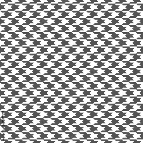Seamless diagonal houndstooth pattern. Vector image.