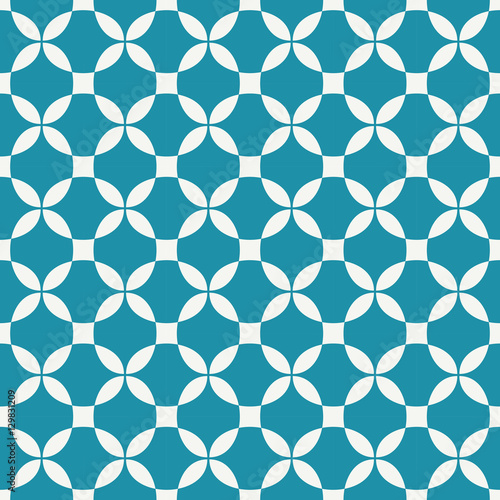 Fototapeta Naklejka Na Ścianę i Meble -  Abstract geometric blue hipster deco art pattern