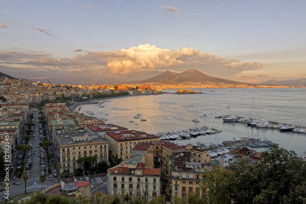 Fototapeta premium Panorama di Napoli