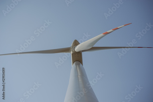 Windturbine at sunny day