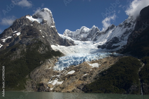 Glaciar Balmaceda (Balmaceda Glacier), Fjord Ultima Esperanza, Puerto Natales, Patagonia, Chile photo