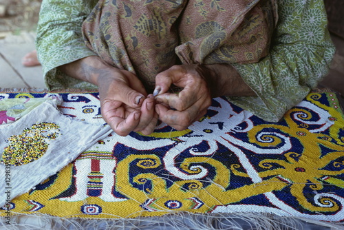 Kenyah beadwork, Kalimantan, Indonesia