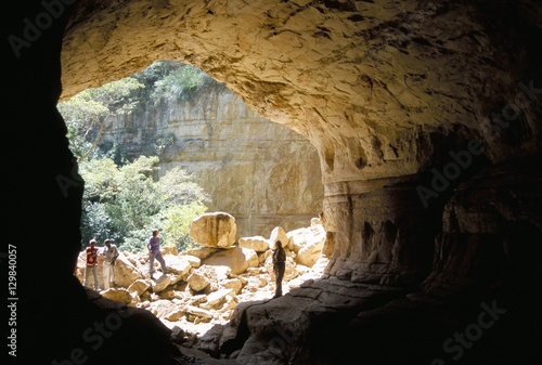 Sof Omar cave, exit into the downstream gorge, Southern Highlands, Ethiopia photo