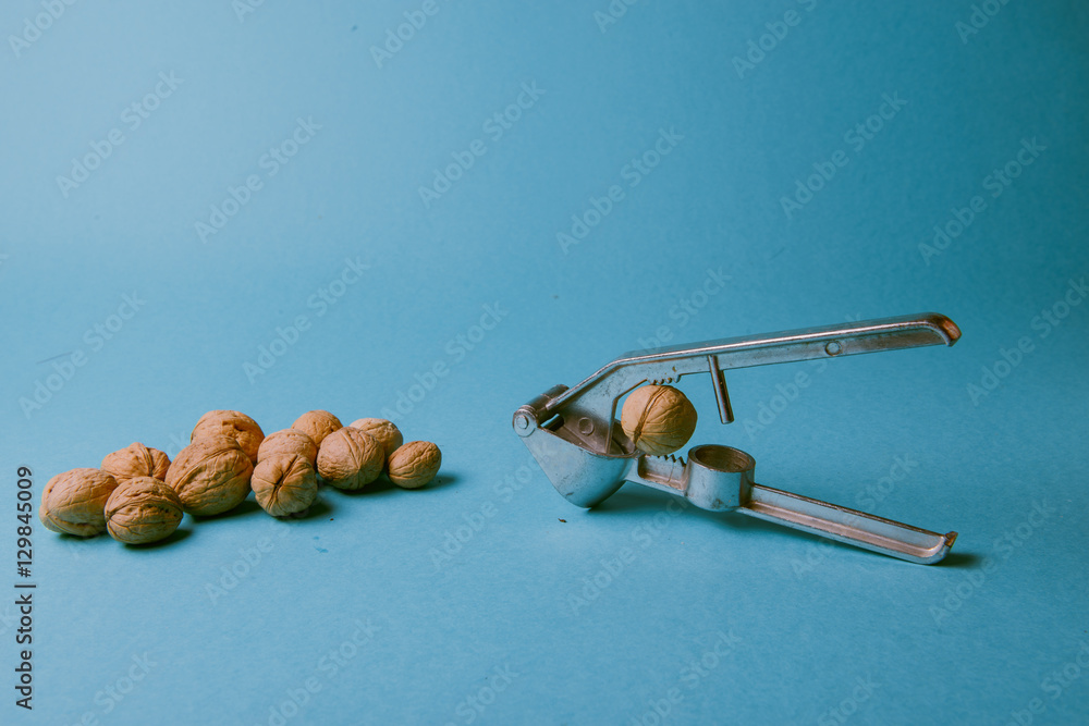 Walnuts and nutcracker Walnuts and nutcracker
