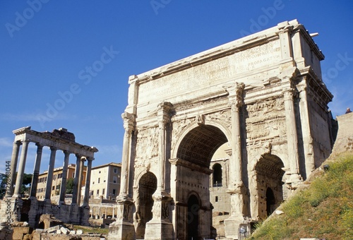 Arch of Septimius Severus, early 3rd century, Roman Forum, Rome, Lazio