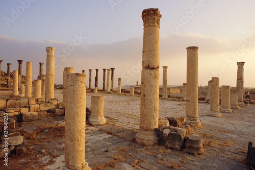 Roman ruins of Umm Qais, the biblical Decapolis city of Gadara, Jordan photo