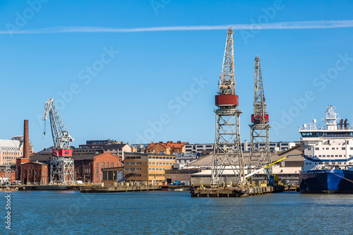 Cargo port in Helsinki