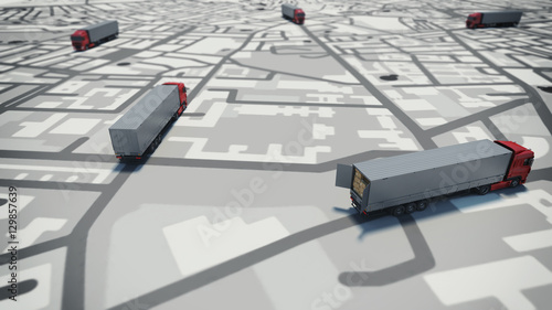 фотографія GPS tracking. 3D Rendering