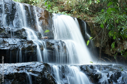 Waterfall in Pangsida National Park  Srakaew  Thailand