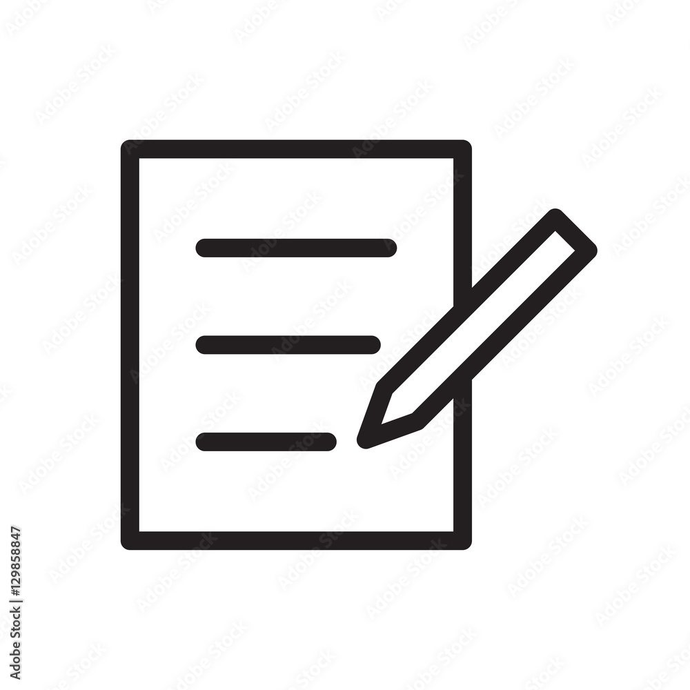 icon write for website, vector icon write for website, vector