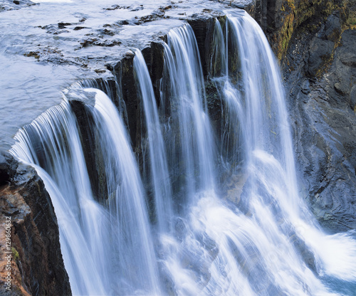 Cascade waterfall elevated view