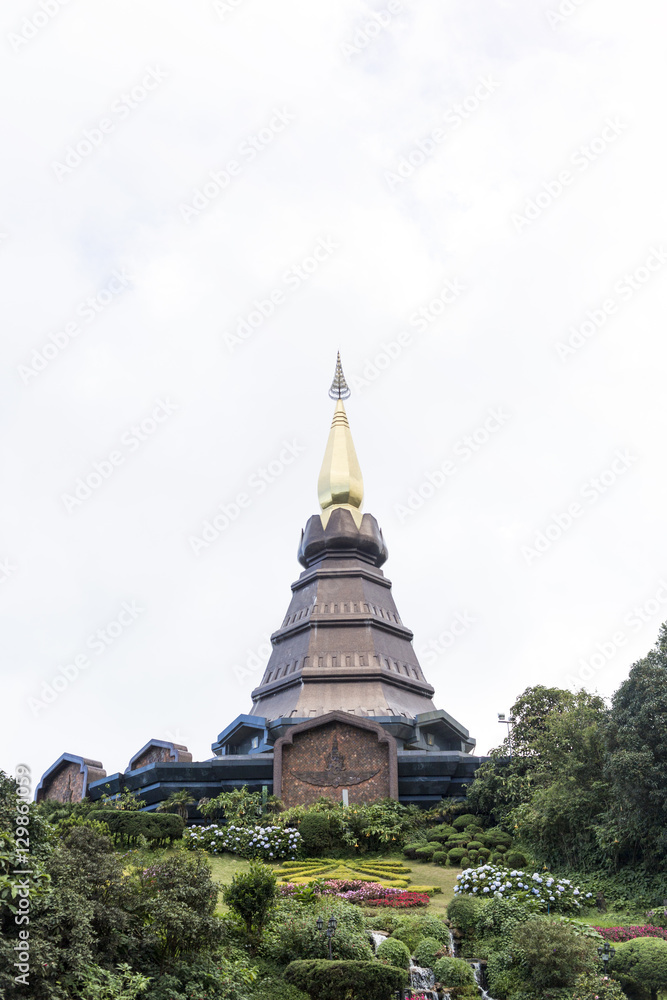 beautiful pagonda in Doi Inthanon.