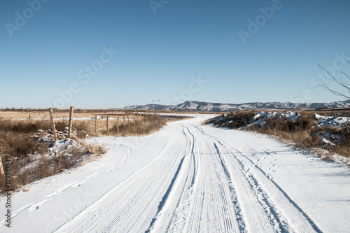 Snow on the road